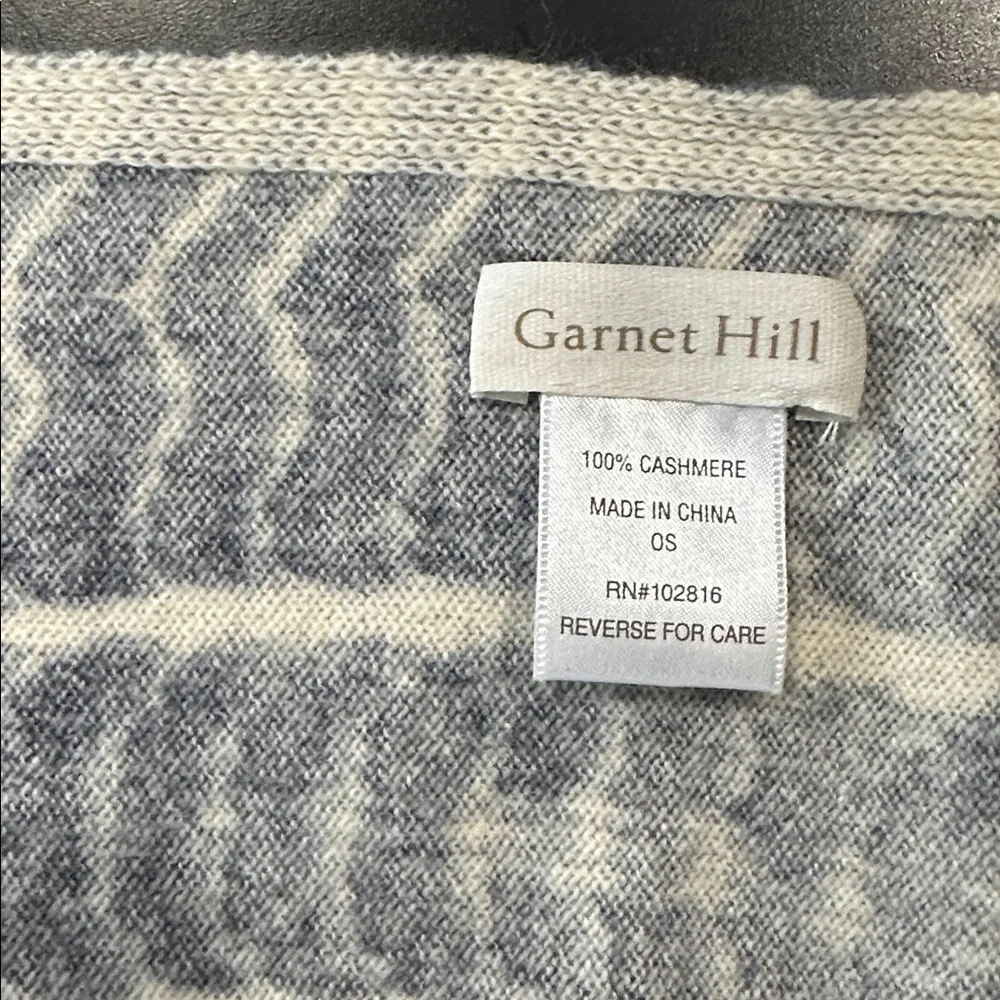 Garnet Hill cashmere wrap, scarf - Picture 2 of 4